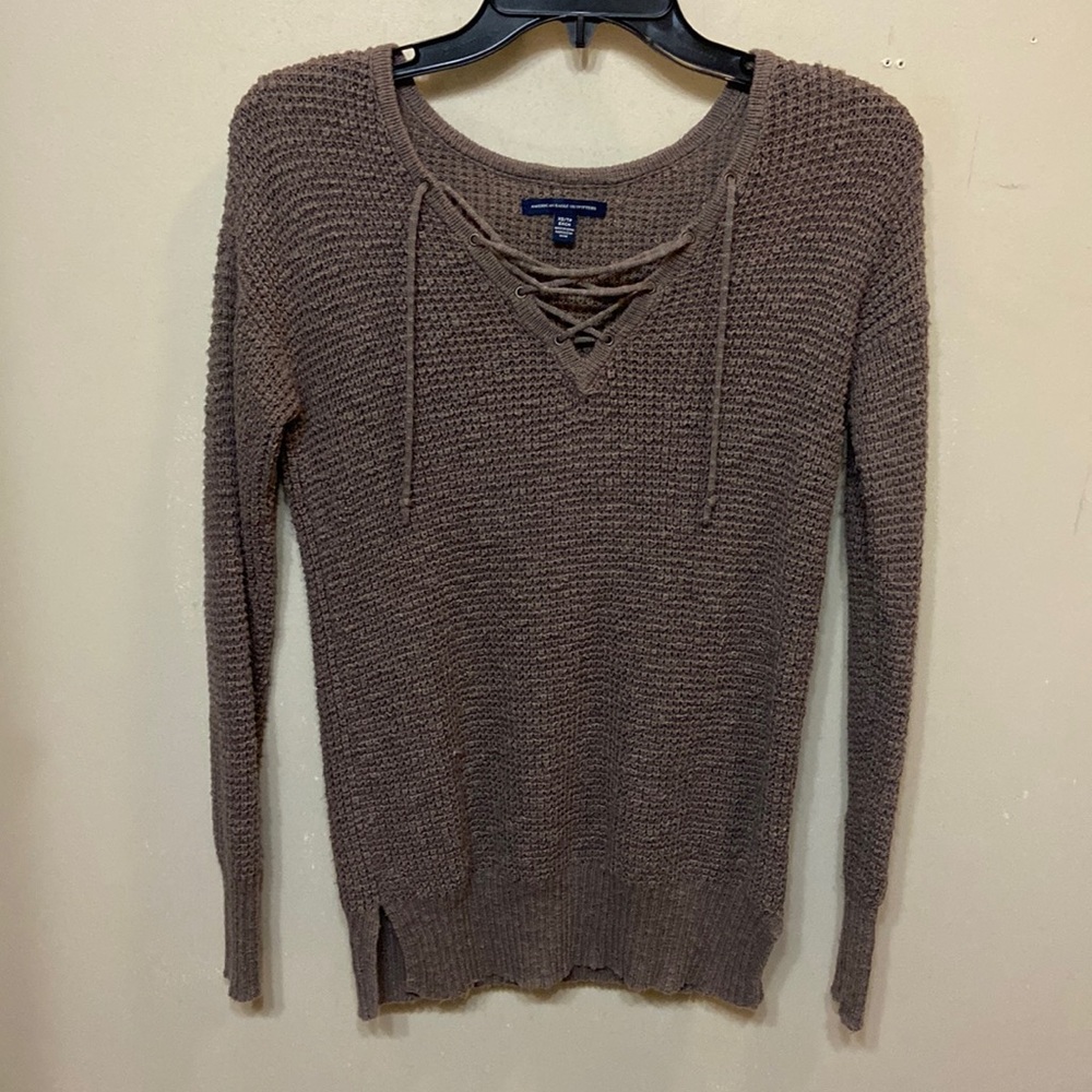 Brown American Eagle sweater